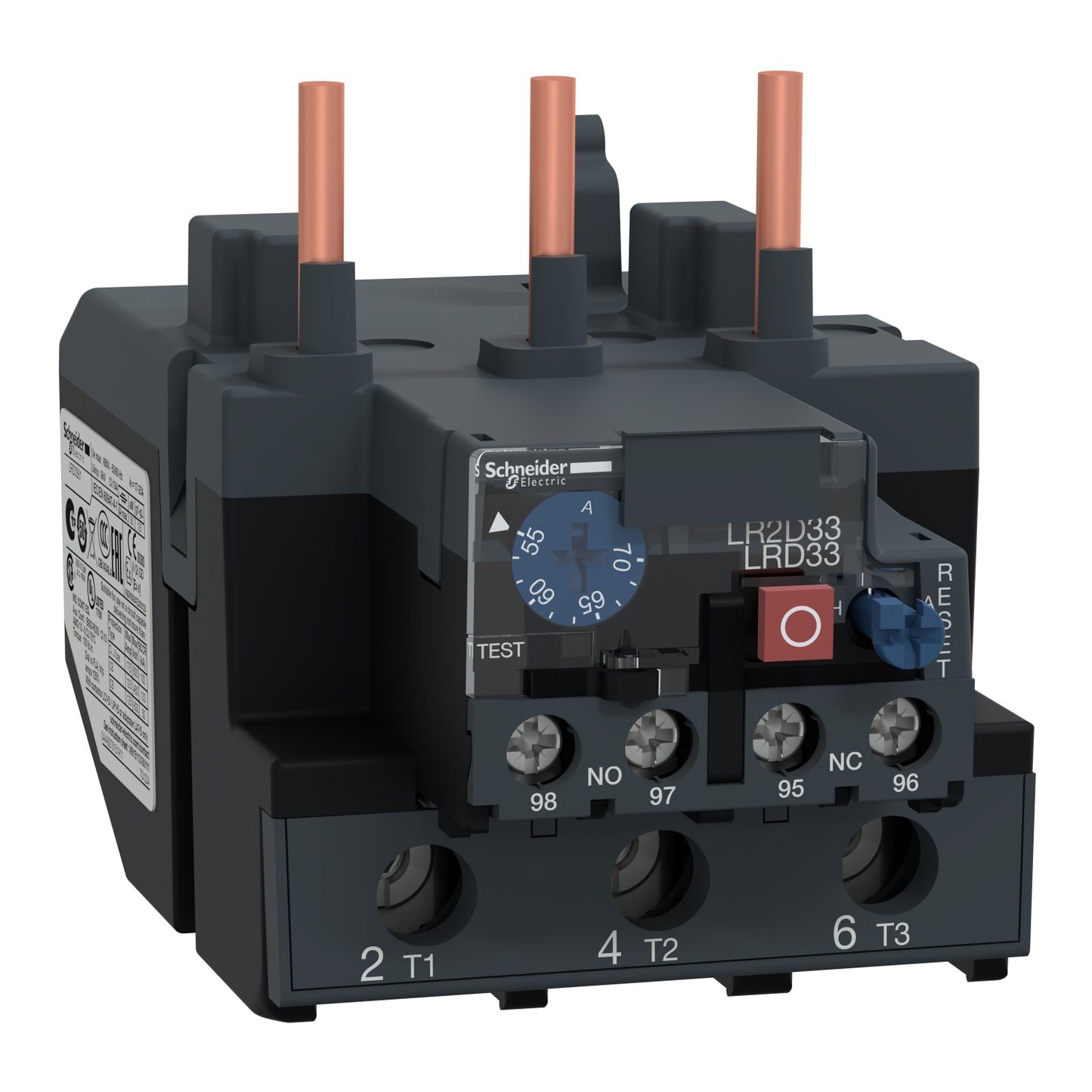 Relé Térmico TeSys LRD - 55-70A - Clase 10A - LRD3361 - SCHNEIDER