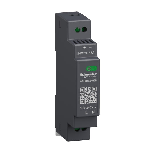 Fuente de alimentación Modicon ABLM - 0.625A - 15W - 100...240 VAC - 24 VDC - ABLM1A24006 - SCHNEIDER