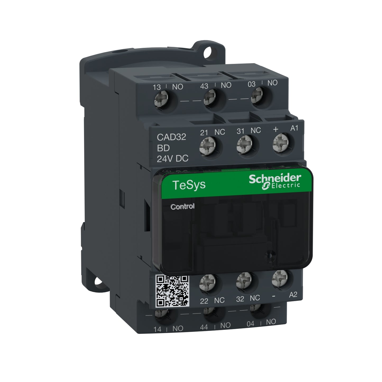 Contactor Auxiliar TeSys D - Bobina 24VDC - 3NA+2NC - CAD32BD - SCHNEIDER