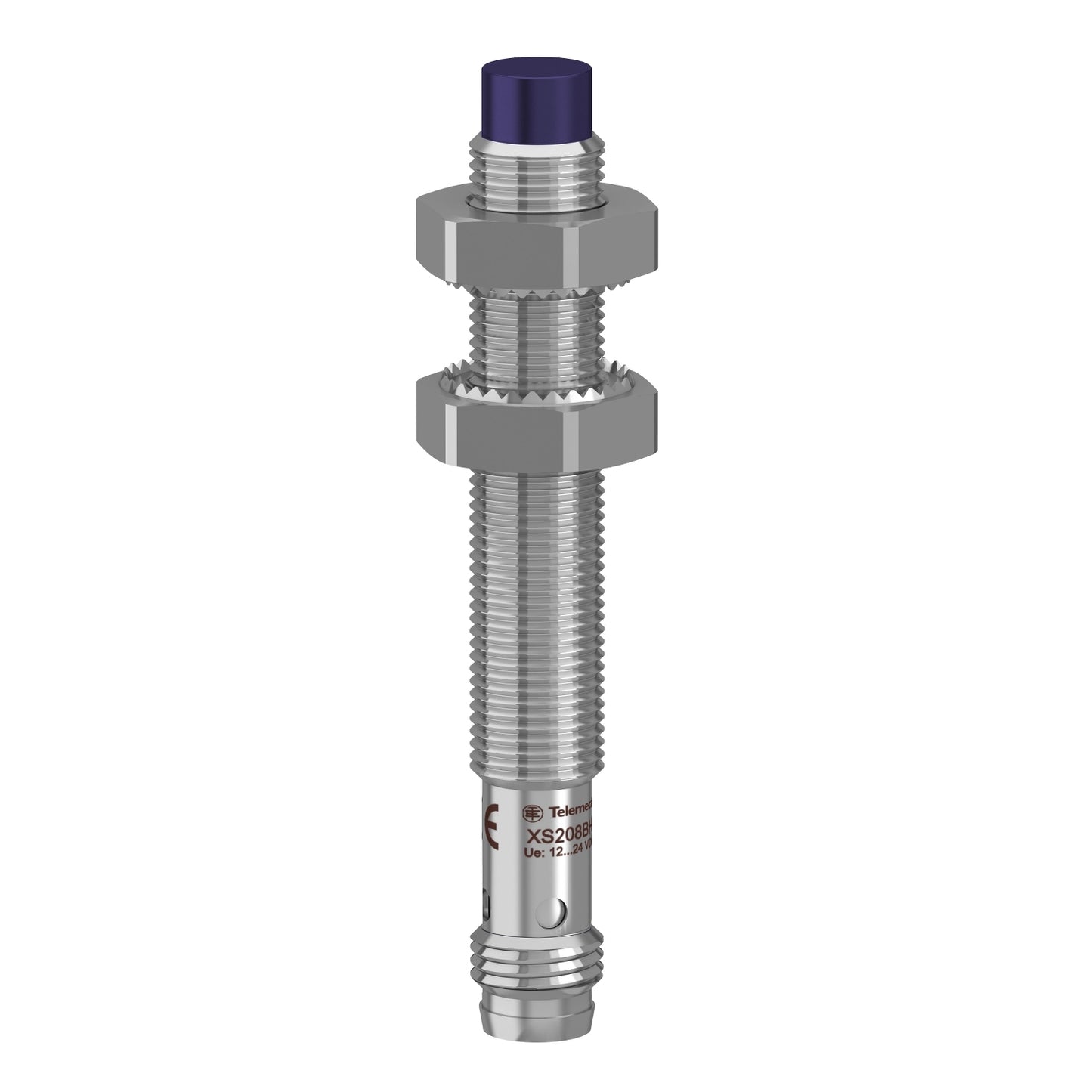 Sensor Inductivo XS - M8 - No empotrado - 2.5mm - PNP - NA - Conector M8 - XS208BLPAM8 - Schneider