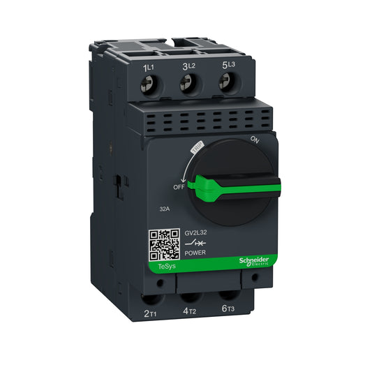 Guardamotor Magnético Tesys GV2-L - 32A - 50kA/415V - GV2L32 - SCHNEIDER