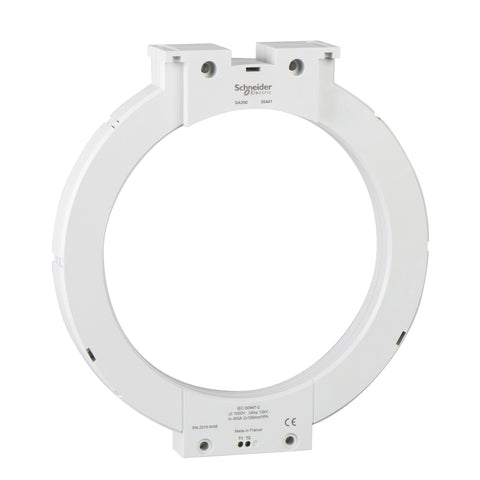 Toroide Separado con Diámetro interno 200mm y Corriente de Operación 400A de Marca Schneider Electric  de Tipo SA200 (50441). 