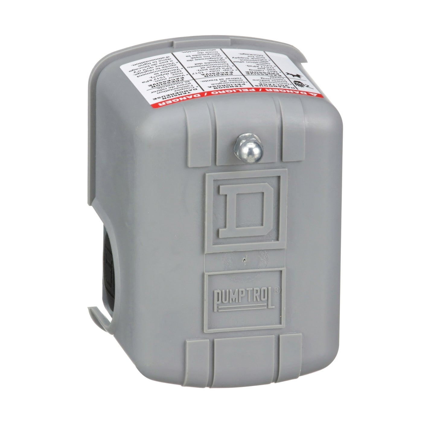 Presostato Eléctromecánico de Marca Schneider Electric de Serie OsiSense XM (9013FSG2J20) Con Rango Ajustable 20-40PSI. Conexión de fluido"1/4" NPSF Interno y Eléctrica 2 Entradas de ø3/4 y Salida 2NC.