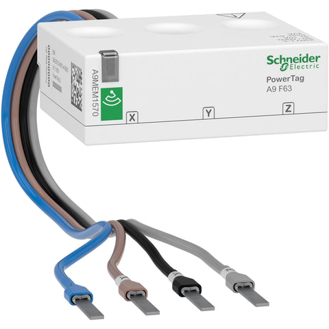 Sensor de Energía Inalámbrico PowerTag Flex Universal 3P+N - A9MEM1570 - SCHNEIDER