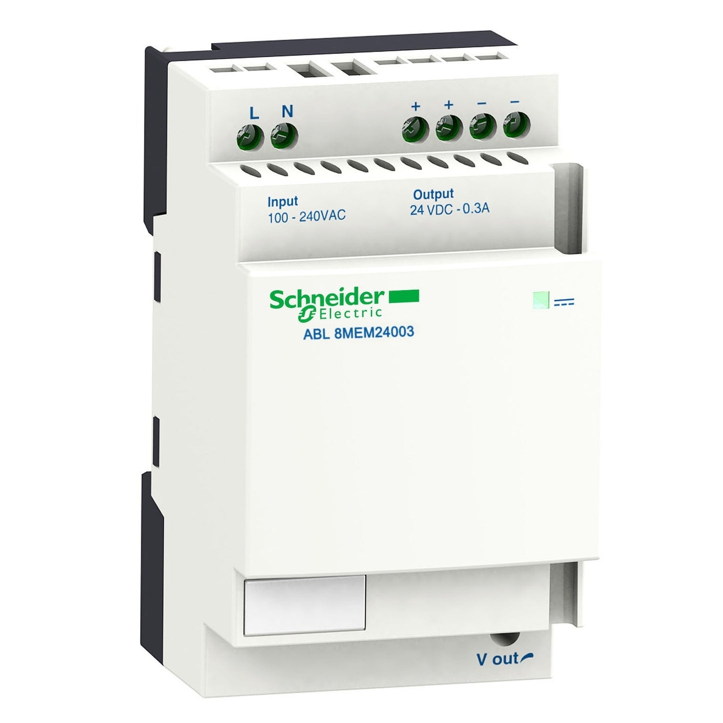 Fuente de Alimentación Phaseo ABL8 Modular - 1.2A - 30W - ABL8MEM24012 - SCHNEIDER