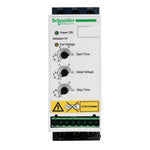 Arrancador Suave de Potencia Nominal 5HP, Corriente Nominal 9A y Alimentación Trifásica 440-480V de Marca Schneider Electric de Linea Altistart 01 (ATS01N209RT) con Dimensiones 124x45x131mm.