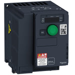 Variador de Velocidad de Potencia Nominal 3HP, Máxima Corriente Permanente 11A y Alimentación Trifásica 200-240VAC de Marca Schneider Electric de Linea Altivar 320 (ATV320U22M3C) con Dimensiones 143x105x138mm.