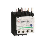 Relé Tripolar de Protección Térmica de Marca Schneider Electric de Línea TeSys K (LR2K0312) Con Regulación de Protección 3.7-5.5A, Rearme Manual o Automático y Señalización de Disparo. Compatible con Contactor LC1K06. Aptos para Coordinación Tipo 1. Disparo por Sobrecarga es de Clase 10. Compra en FCM.