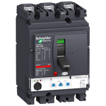 Interruptor Electrónico Tripolar de Marca Schneider Electric de Serie Compact NSX de Tipo NSX100F (LV429772) con Unidad de Disparo Micrologic 2.2 con Regulación de 16-40A, Intervalo de ajuste de detección a corto plazo 1.5 a 10 lr y Poder de Ruptura 35kA en 440V. Compra en FCM.