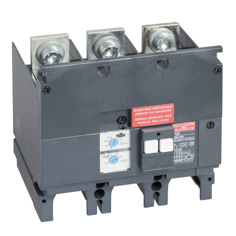 Módulo Diferencial Vigi MB para Interruptores NSX400/500 de Marca Schneider Electric (LV432455) de 3 Polos, Ajuste de 0.03-30A y Tensión Asignada de Empleo 200-440V.