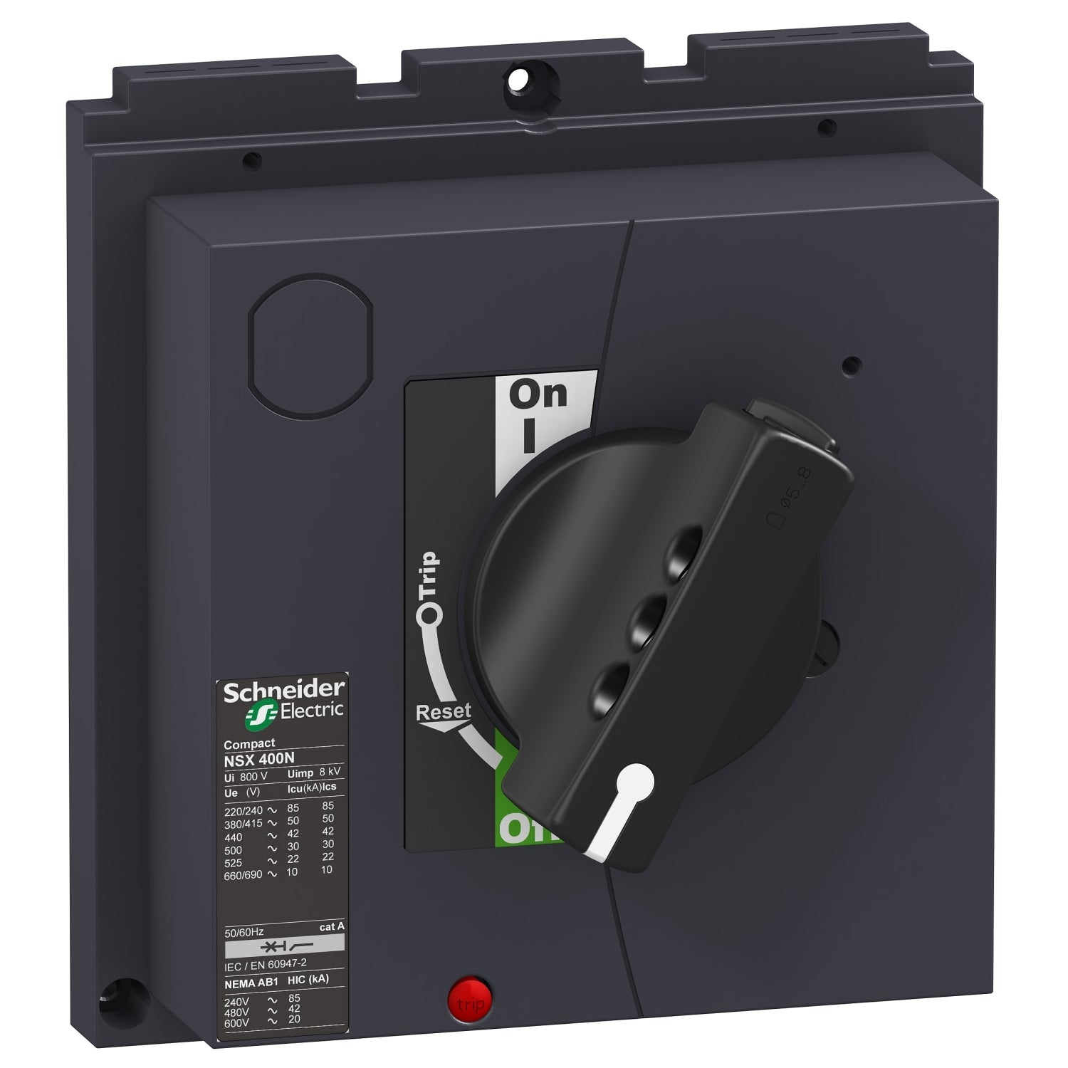 Mando rotativo Directo. Accesorio para Interruptores Compact NSX 400/630 de Marca Schneider Electric (LV432597). 