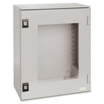 Tablero Eléctrico Mural de Poliester Reforzado con Fibra de Vidrio con Puerta Transparente de Marca Schneider Electric de Serie Thalasa PLM (NSYPLM86TG) de Dimensiones 847x636x300mm, Peso 18.0kg y Grado de Protección IP66. Compra en FCM