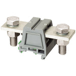 Bornera Tipo Barra de Potencia de Color Gris, Sección 95mm2, Tensión Asignada de Empleo 1000V y Corriente Nominal 232A de Marca Schneider Electric (NSYTRV952BB). 
