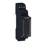 Relé Temporizador con Temporización a la Conexión 0.1s-100h de Marca Schneider Electric de Serie Zelio Time (RE17RAMU), Alimentación 24VDC/ 24-240VAC, Salida 1NANC.