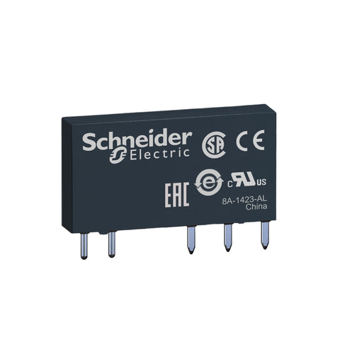 Relé Enchufable de Marca Schneider Electric de Línea Zelio Relay RSL (RSL1AB4ND) con Voltaje de Control 60VDC, Composición de Contactos 1NANC, Corriente Térmica Nominal 6A y Grado de Protección IP40. Asociar con Socket RSLZVA4. Compra en FCM.