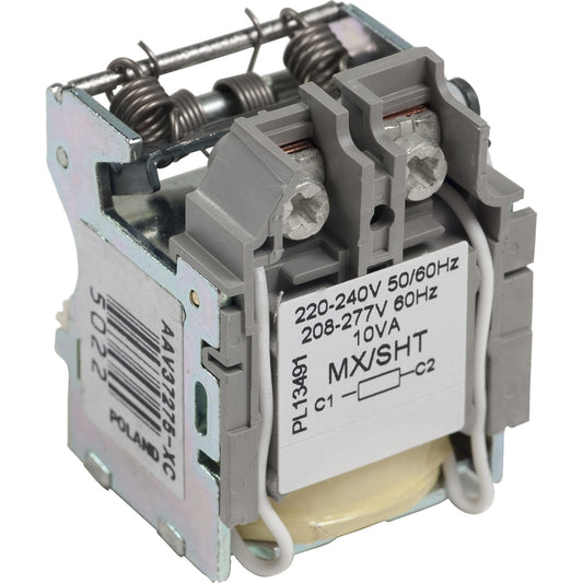 Bobinas de Disparo de 208/277VAC Para Frame H, J y L. Accesorio para Interruptores PowerPact de Marca Schneider Electric (S29387). 