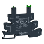 Socket Equipado con LED y Circuito de Protección de Marca Schneider Electric de Línea Zelio Relay SSL (SSLZVA3) con Voltaje de Entrada 110VAC/VDC. Grado de Protección IP20. Asociar con Relé SSL1A12ND. Compra en FCM.