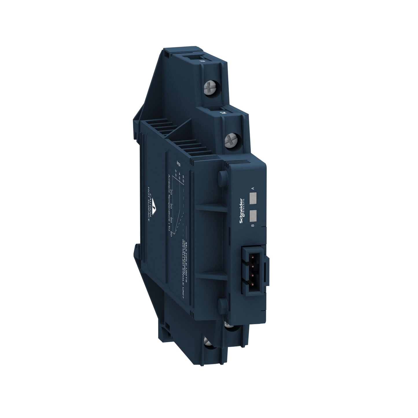 Relé de Estado Sólido Bifásico de Marca Schneider Electric de Línea Zelio Relay SSM (SSM2A16BD) con Voltaje de Control 4-32VDC y de Carga 24-280VAC. Conmutación es Cruce por cero, Corriente Nominal 6A y Grado de Protección IP20. Montaje a Riel DIN. Compra en FCM.