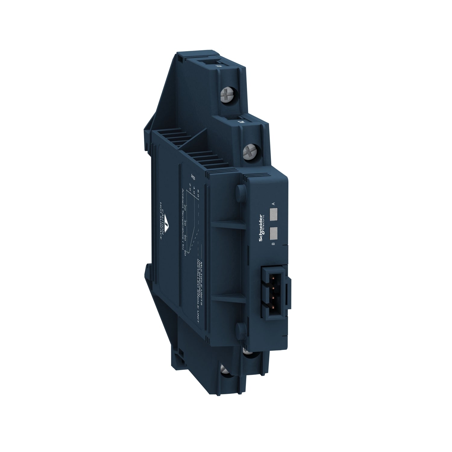 Relé de Estado Sólido Bifásico de Marca Schneider Electric de Línea Zelio Relay SSM (SSM2A16BD) con Voltaje de Control 4-32VDC y de Carga 24-280VAC. Conmutación es Cruce por cero, Corriente Nominal 6A y Grado de Protección IP20. Montaje a Riel DIN. Compra en FCM.