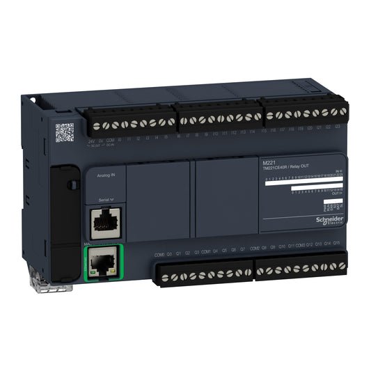 Controlador Lógico Modicon 221 - 110-240VAC - E/S 40 - Ethernet - TM221CE40R - SCHNEIDER