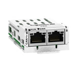 Módulo de Comunicación CANopen Daisy Chain con 2 Conexiones RJ45. Accesorio para Variadores de Velocidad Altivar 320 de Marca Schneider Electric (VW3A3608).