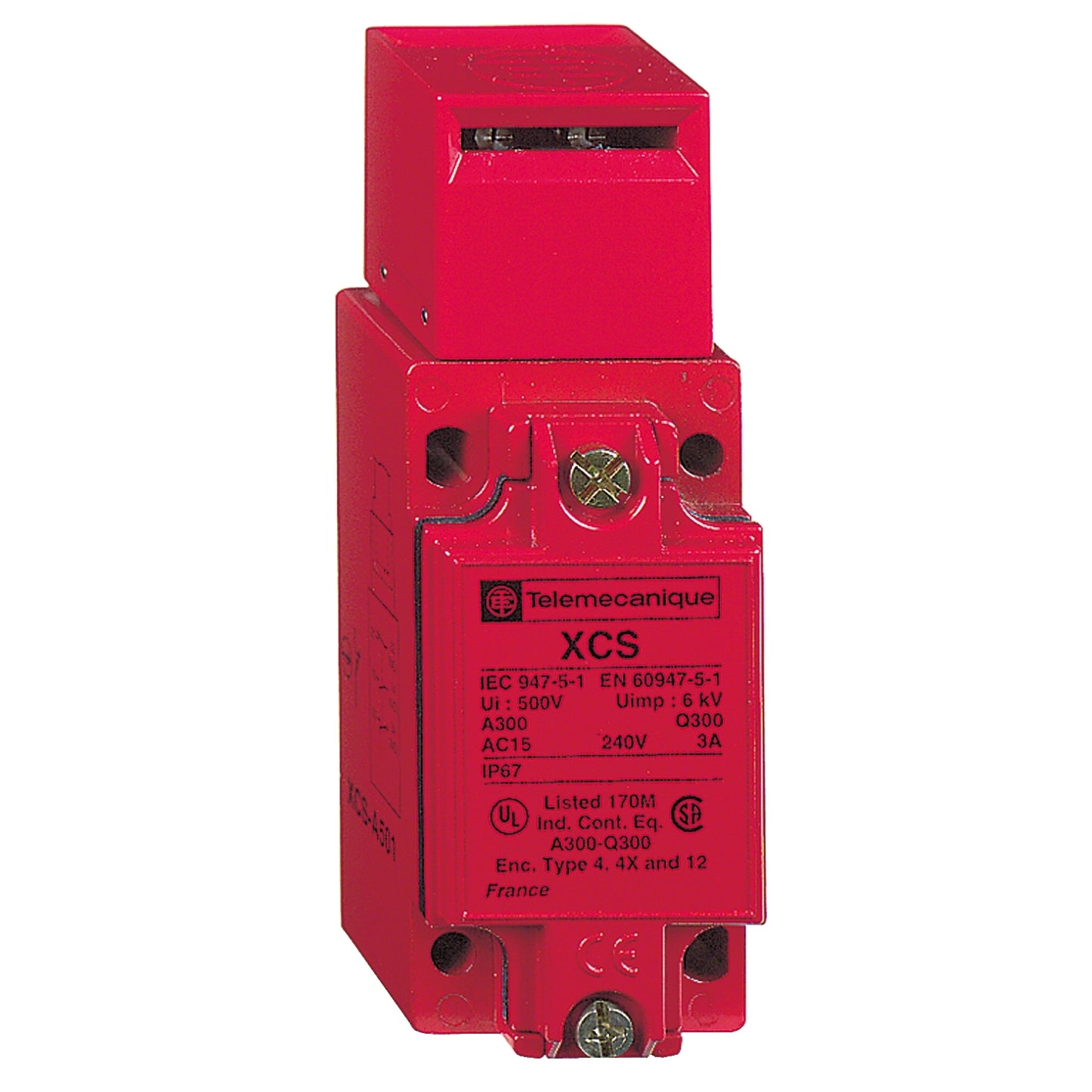Interruptor de Seguridad Preventa XCS - 40x60x44mm - Metal - Pestillo - 2NC+1NA - XCSA701 - SCHNEIDER