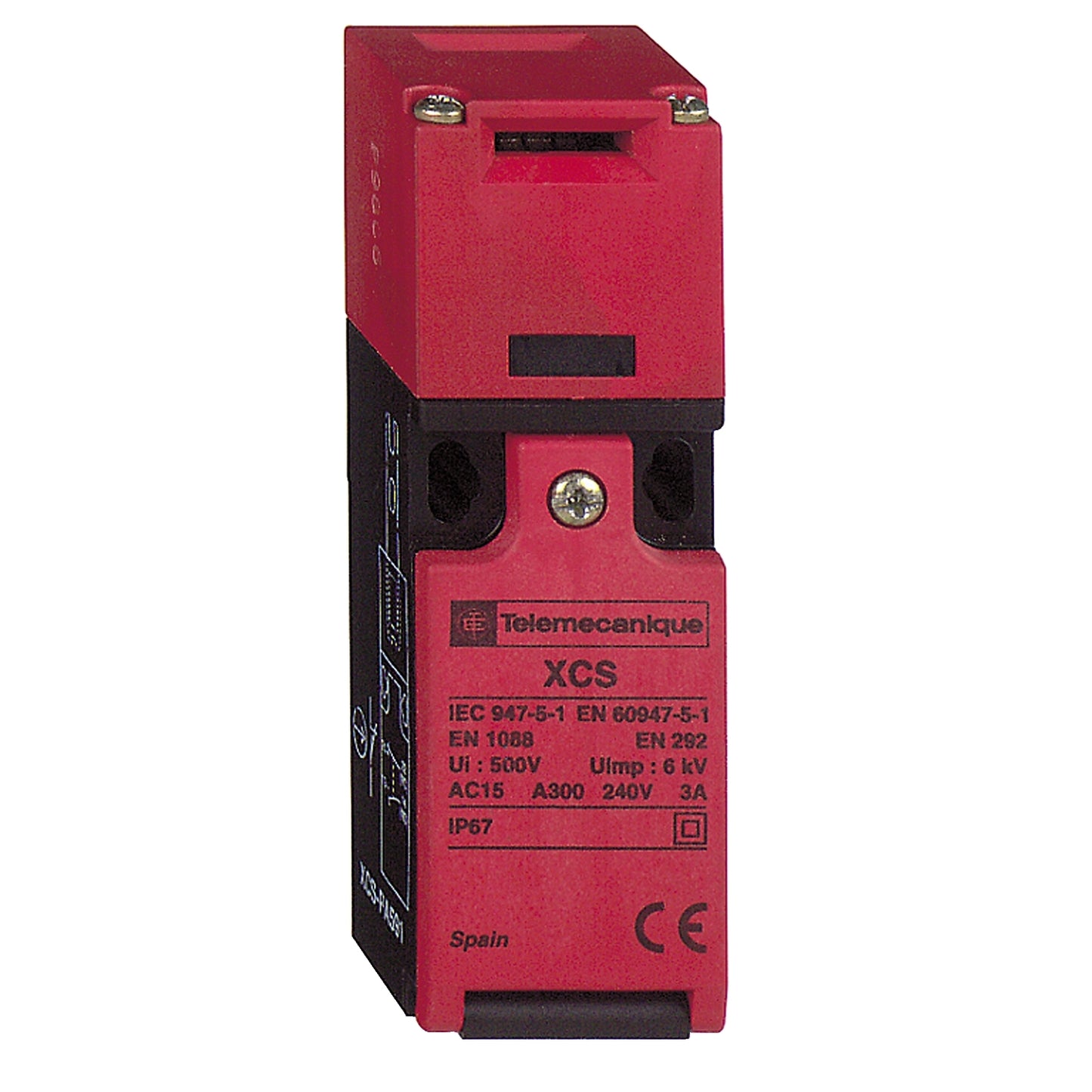 Interruptor de Seguridad Preventa XCS - 30x93x30mm - Plástico - Pestillo - 1NC+1NA - XCSPA591 - SCHNEIDER
