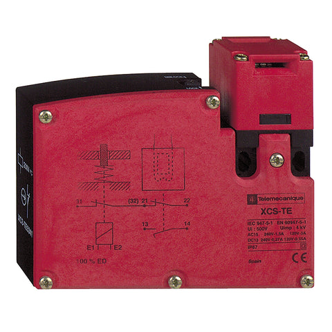 Interruptor de Seguridad Preventa XCS - 110x93.5x33mm - Plástico - Pestillo - 2NC - XCSTE7312 - SCHNEIDER