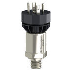 Sensor de Presión Eléctronico de Marca Schneider Electric de Serie OsiSense XM (XMLP010BC71F) Con Rango Ajustable 0-145PSI. Conexión de fluido G 1/4S (Macho),Conexión Eléctrica Macho, Salida 0-10V (3 Hilos) y Alimentación 5-24VDC.