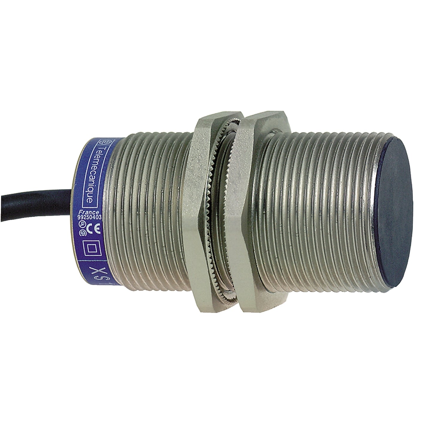Sensor Inductivo OsiSense XS - ø30mm - Detección 10mm - Metálico - 24-210VDC/24-240VAC - cable 2m - XS1M30MA250 - SCHNEIDER