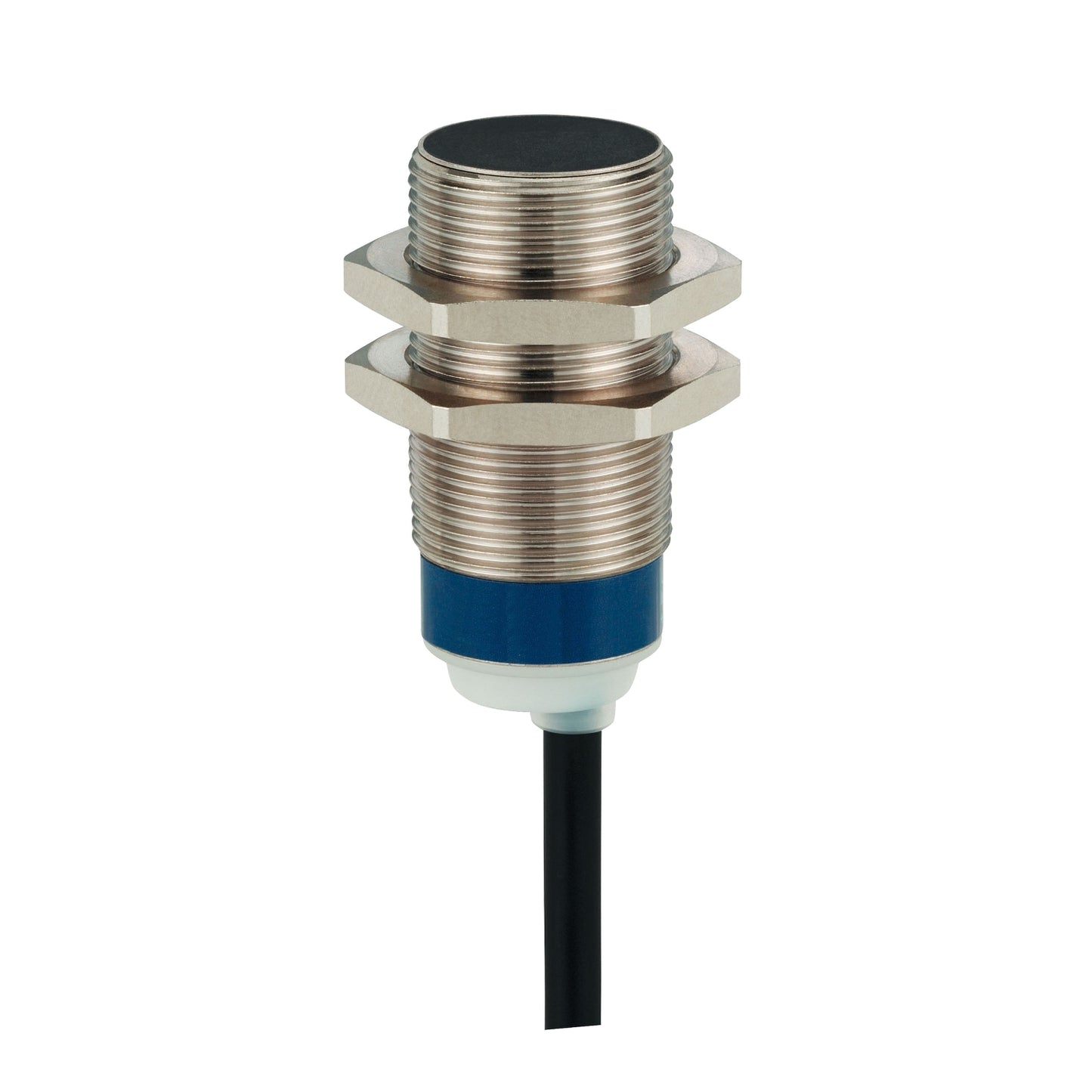 Sensor de Proximidad Inductivo de Marca Schneider Electric de Serie OsiSense XS (XS518B1PAL2) con Diseño Cilindrico ø18mm, Material Metálico, Grado de Protección IP68. Tipo de Salida Digital PNP. Precableado con cable de 2mts. Técnica de cableado 3 hilos. Alimentación 12-24VDC y Frecuencia máxima 2000Hz.