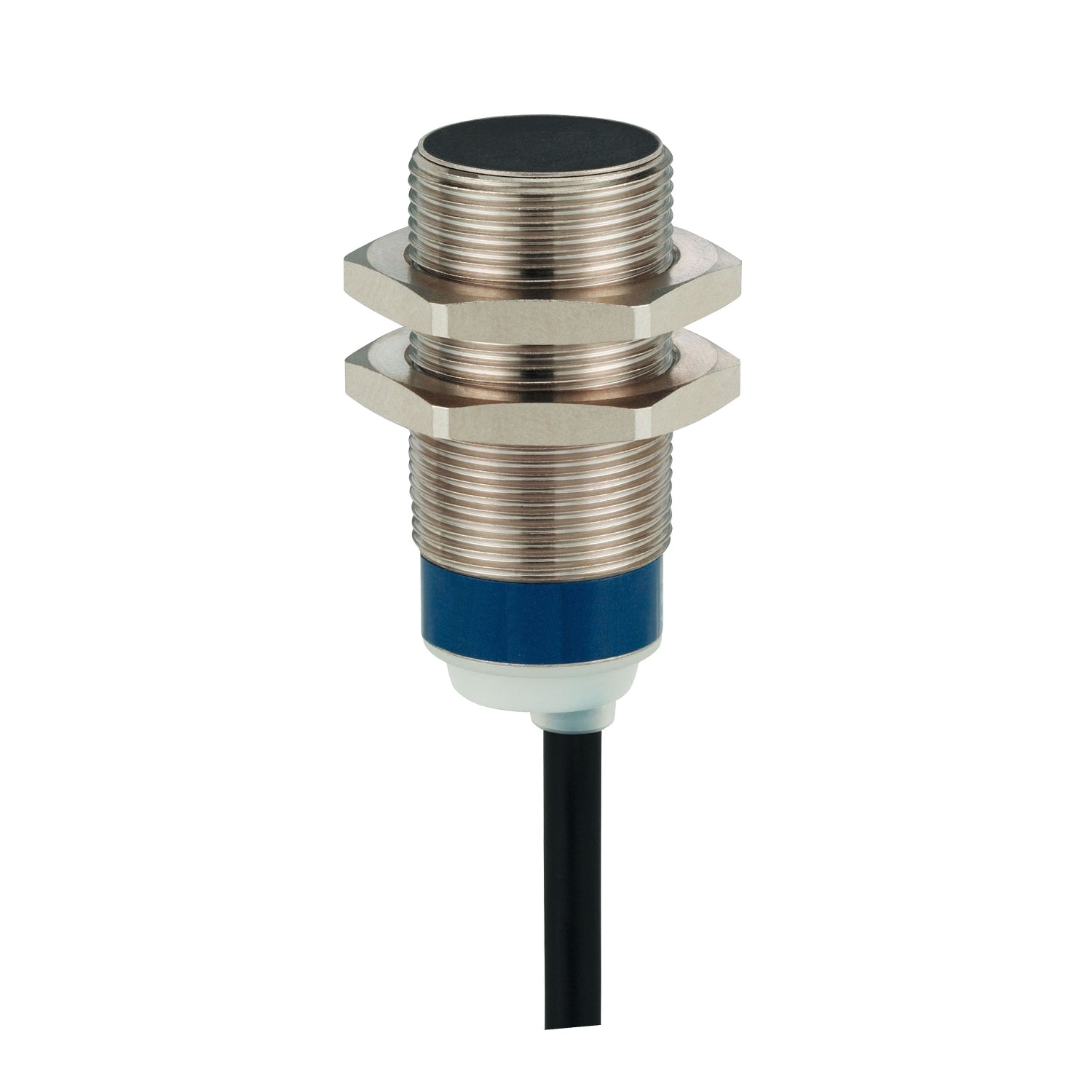 Sensor de Proximidad Inductivo de Marca Schneider Electric de Serie OsiSense XS (XS518B1PAL2) con Diseño Cilindrico ø18mm, Material Metálico, Grado de Protección IP68. Tipo de Salida Digital PNP. Precableado con cable de 2mts. Técnica de cableado 3 hilos. Alimentación 12-24VDC y Frecuencia máxima 2000Hz.
