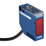 Sensor Fotoeléctrico Monomodo de Marca Schneider Electric de Serie OsiSense XU (XUK1ARCNL2) con Diseño Compacto 50x50mm, Material Plástico, Grado de Protección IP65. Tipo de Salida Relé. Es Precableableado con cable de 2mts. Técnica de cableado 5 hilos. Alimentación 24-240VDC/VAC y Frecuencia máxima 20Hz. 