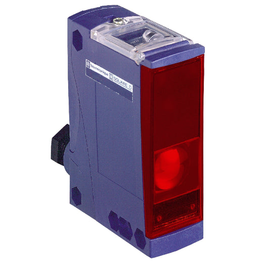 Transmisor de Barrera de Deteccíon Nominal 30Mts y Alimentación 24-240VDC. Accesorio para Sensores Fotoeléctricos OsiSense XU de Marca Schneider Electric (XUX0ARCTT16T) de 3 Hilos, Cable 2m y IP67.