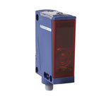 Sensor Fotoeléctrico Monomodo de Marca Schneider Electric de Serie OsiSense XU (XUX9APANM12) con Diseño Compacto 92x71mm, Material Plástico, Grado de Protección IP67. Tipo de Salida Digital PNP. Conector M12 (Macho - 4 Pines). Técnica de cableado 3 hilos. Alimentación 12-24VDC/VAC y Frecuencia máxima 250Hz. 