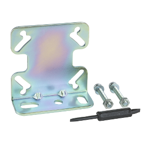 Escuadra de Fijación Simple Para XUK. Accesorio para Sensores Fotoeléctricos OsiSense XU de Marca Schneider Electric (XUZA51).