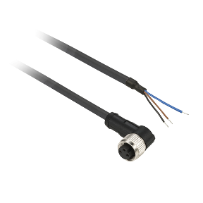 Cabo OsiSense -  M8 - 3 pines Hembra - PUR - Angular - 5m - XZCP0666L5 - Schneider