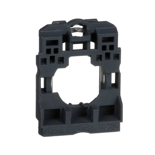 Base de Fijación Para Bloques de Contacto o LED Plástico Para Mando y Señalización Harmony XB5, XAL de Marca Schneider Electric (ZB5AZ009). 
