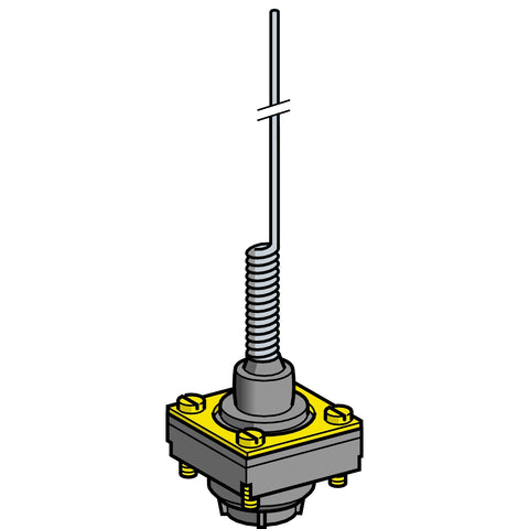 Varilla Flexible Resortada de Marca Schneider Electric de Serie OsiSense XC (ZCKD06). Es Compatible con XCKM y XCKL.