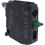 Bloque De Contacto Estándar NA Para Montaje Directo en Caja para Mando y Señalización Harmony XALD, XALC, XAPS de Marca Schneider Electric (ZENL1111). 